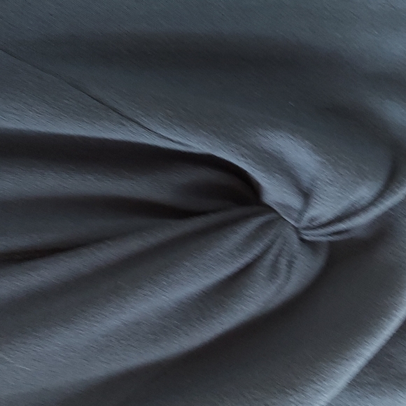 Anthropologie Alya Twisted Knot Front Blue L/S Sleeve Top Blouse Sz S - Picture 3 of 5